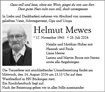 Helmut Mewes