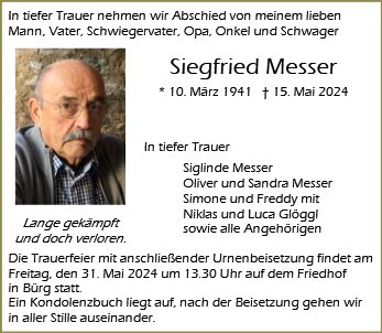 Siegfried Messer