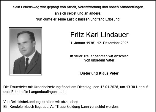 Fritz Lindauer
