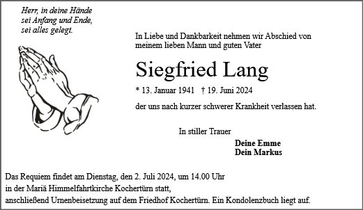 Siegfried Lang