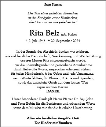 Rita Belz