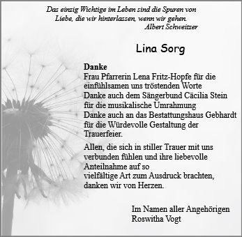 Lina Sorg