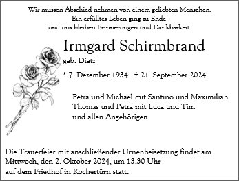 Irmgard Schirmbrand