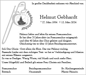 Helmut Gebhardt