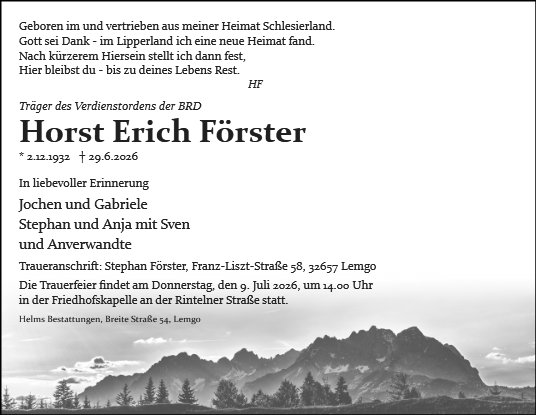 Horst Förster