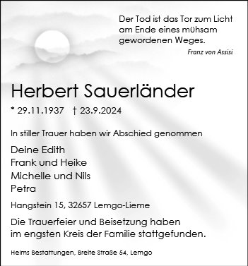 Herbert Sauerländer