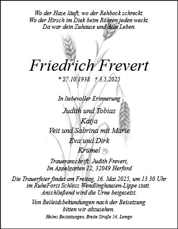 Friedrich Frevert