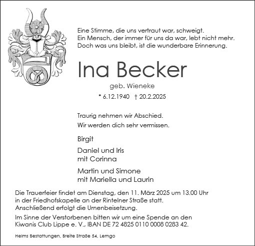 Ina Becker