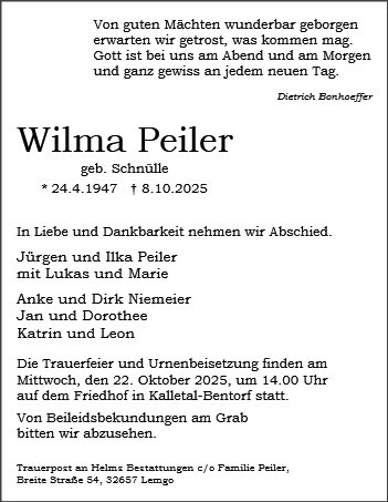 Wilma Peiler