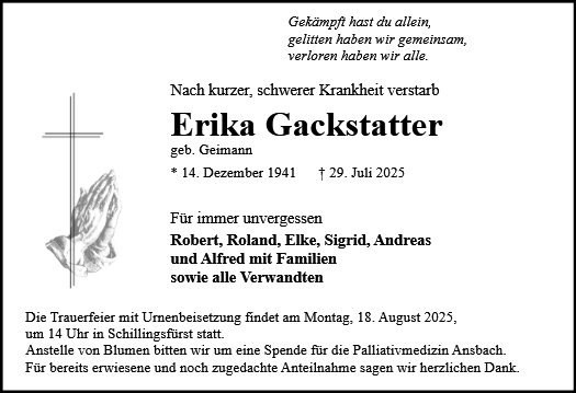Erika Gackstatter