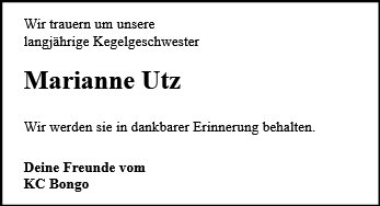 Marianne Utz
