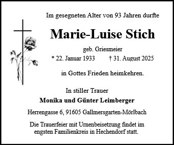 Marie-Luise Stich