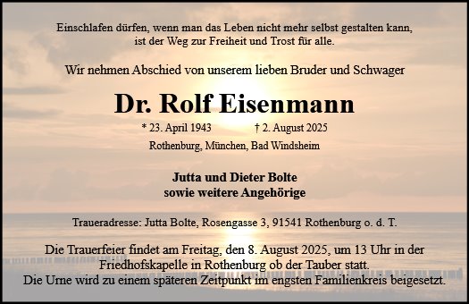 Rolf Eisenmann