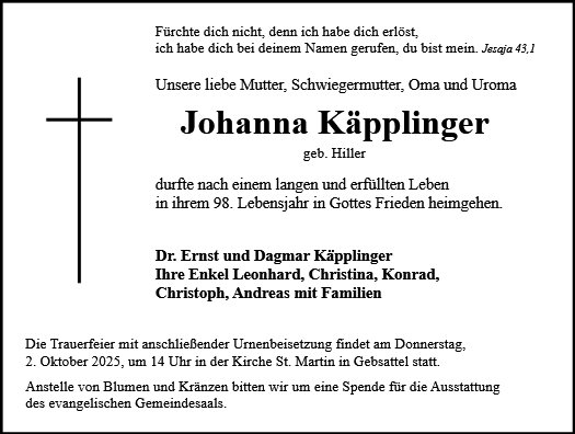 Johanna Käpplinger