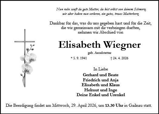 Elisabeth Wiegner