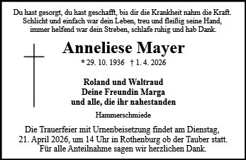 Anneliese Mayer 