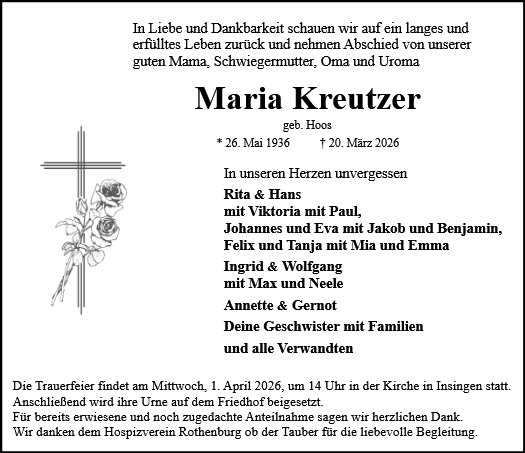 Maria Kreutzer