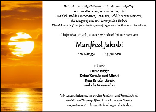 Manfred Jakobi