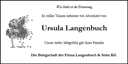 Ursula Langenbuch