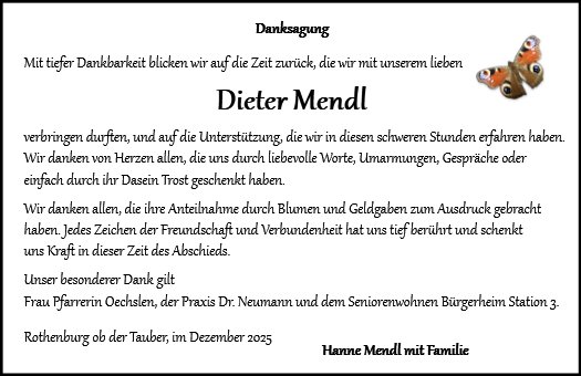 Dieter Mendl