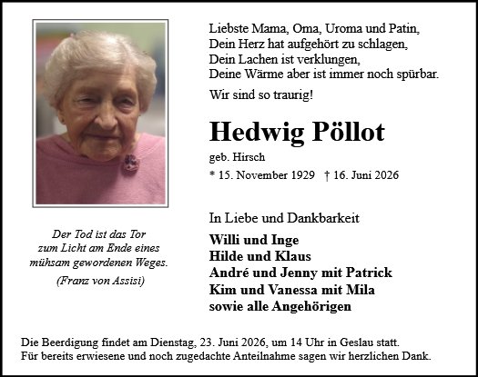 Hedwig Pöllot