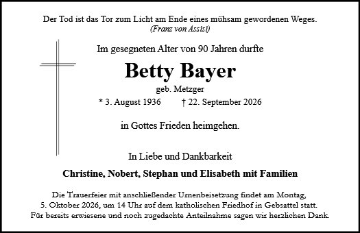Betty Bayer