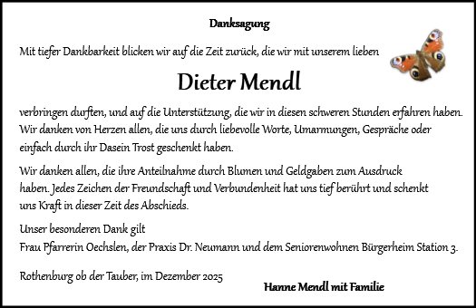 Dieter Mendl