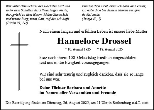 Hannelore Drossel