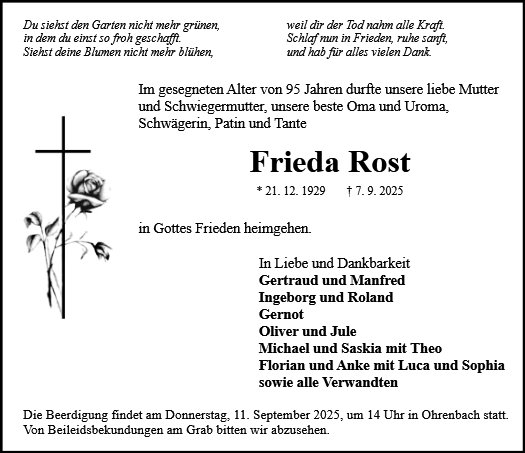 Frieda Rost