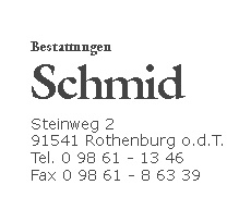 Bestattungen Schmid