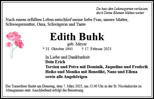 Edith Buhk