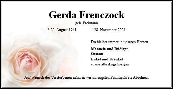 Gerda Frenczock