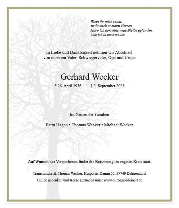 Gerhard Wecker