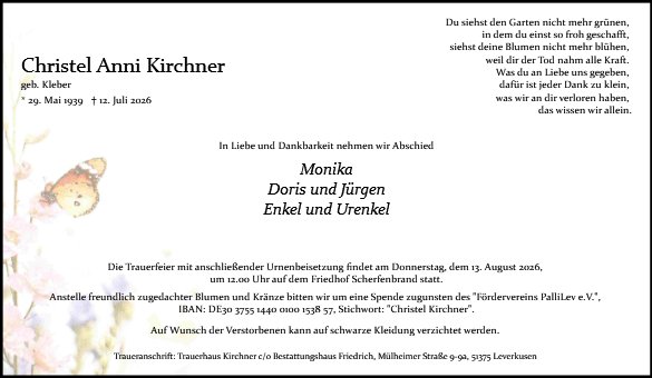 Christel Anni Kirchner