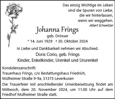 Johanna Frings