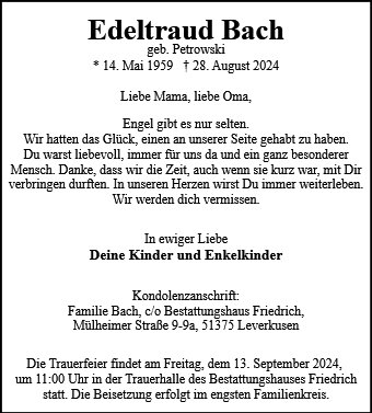 Edeltraud Bach