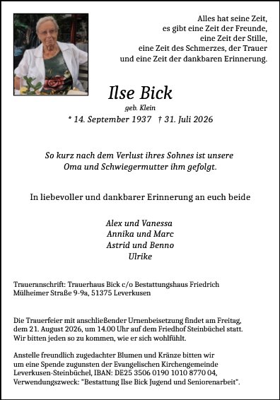 Ilse Bick