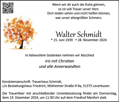 Walter Schmidt