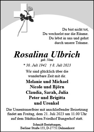 Rosalina Ulbrich