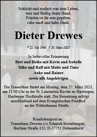 Dieter Drewes