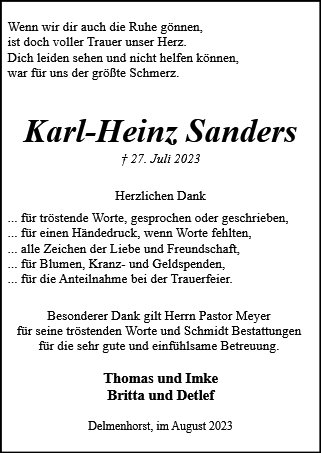 Karl-Heinz Sanders