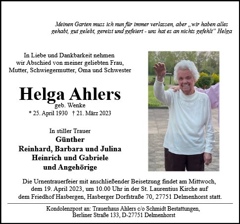 Helga Ahlers