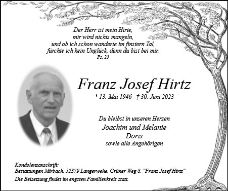 Franz Josef Hirtz