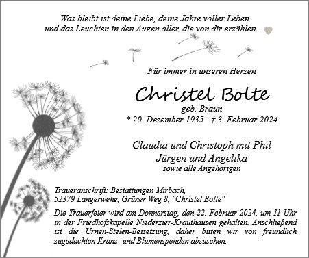 Christel Bolte