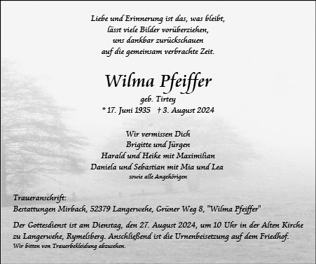 Wilma Pfeiffer