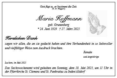 Maria Hoffmann
