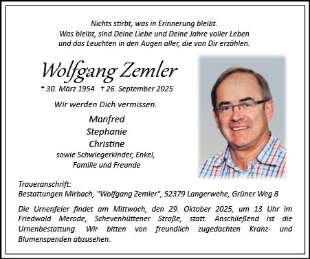 Wolfgang Zemler