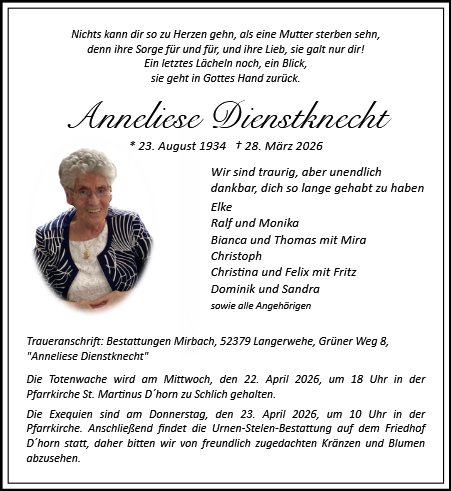 Anneliese Dienstknecht