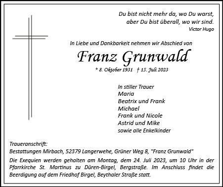 Franz August Grunwald