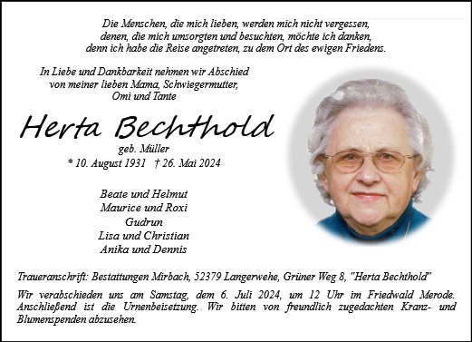 Herta Bechthold